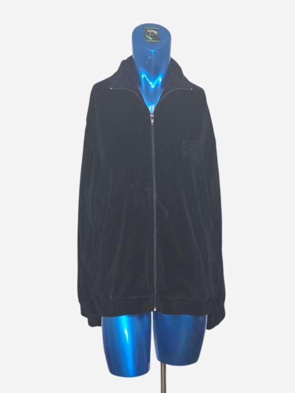 Everlast Black Full-Zip Velvet Jacket
